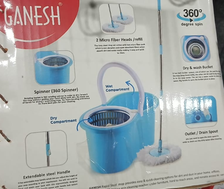 Rapid Plastic Spin Mop